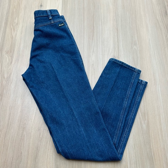 Wrangler Silverlake Jeans Womens 5 /6 X36 High Waisted Bareback USA MADE Vintage - Picture 11 of 11